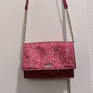 Kate Spade Sparkly Pink Crossbody/Clutch